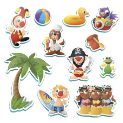 Badfiguren Jokie in Opbergnetje, 10st.-Bambolino Toys Sale