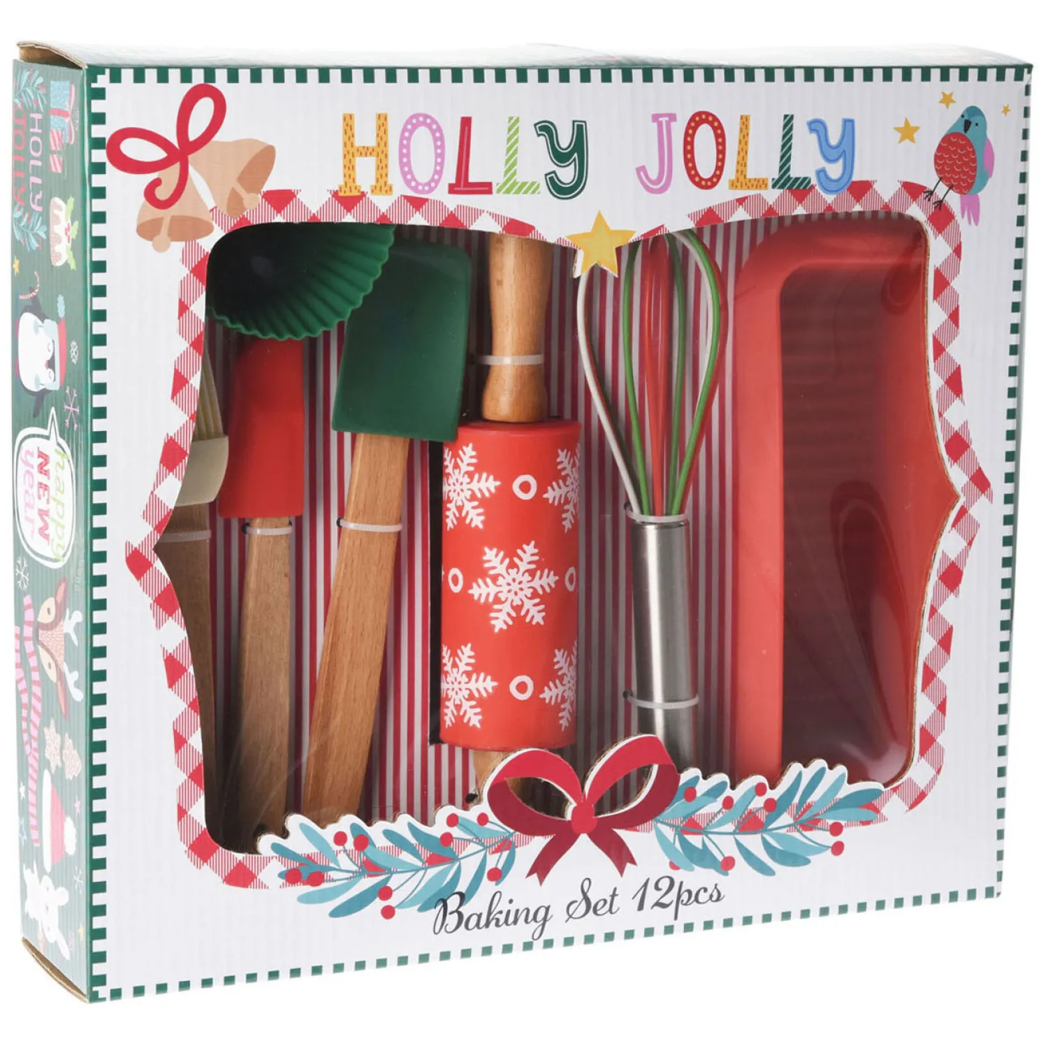 Bakset Kerst Design, 12dlg. Outlet