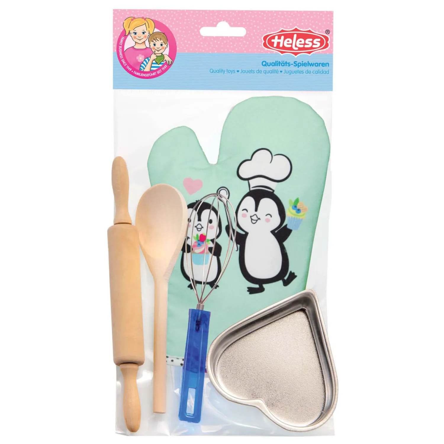 Heless Bakset met Accessoires Pinguin Best