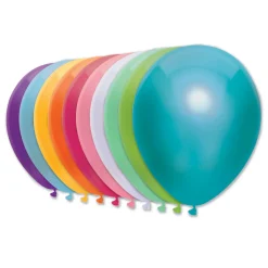 Ballonnen 10 Neonkleuren, 10st.-Haza Witbaard Best