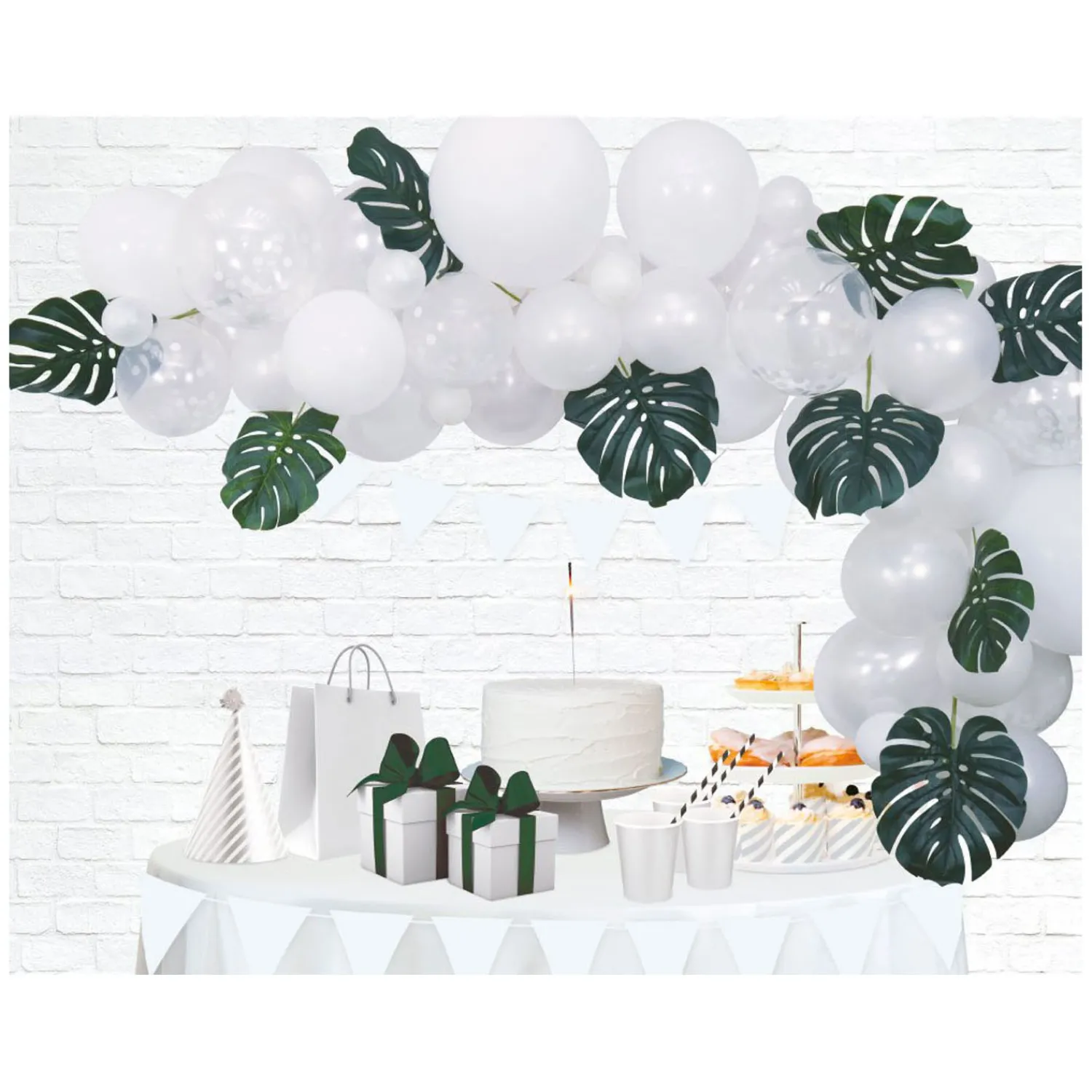 Globos Ballonnen Boog Set Wit Best