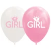 Ballonnen Dochter Baby Roze/Wit 30cm, 8st.-Globos Discount
