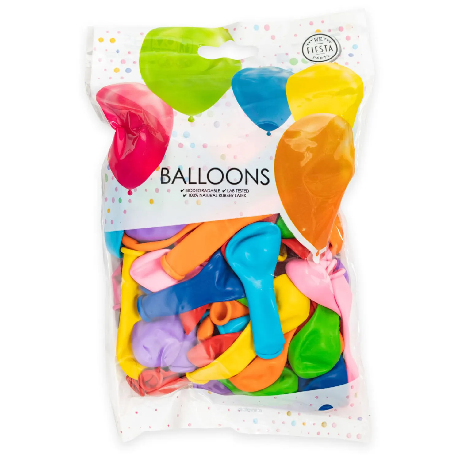 Ballonnen Gemengde Kleuren 13cm, 100st.-Globos