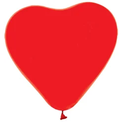 Globos Ballonnen Hart Ballonnen Rood 30cm, 6st. New