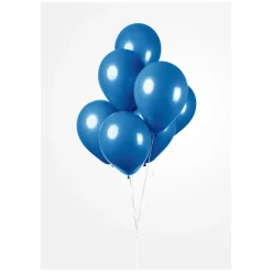 Ballonnen Koninklijk Blauw, 30cm, 10st.-Globos Outlet