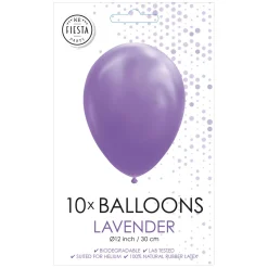 Ballonnen Lavendel 30cm, 10st.>Globos Outlet