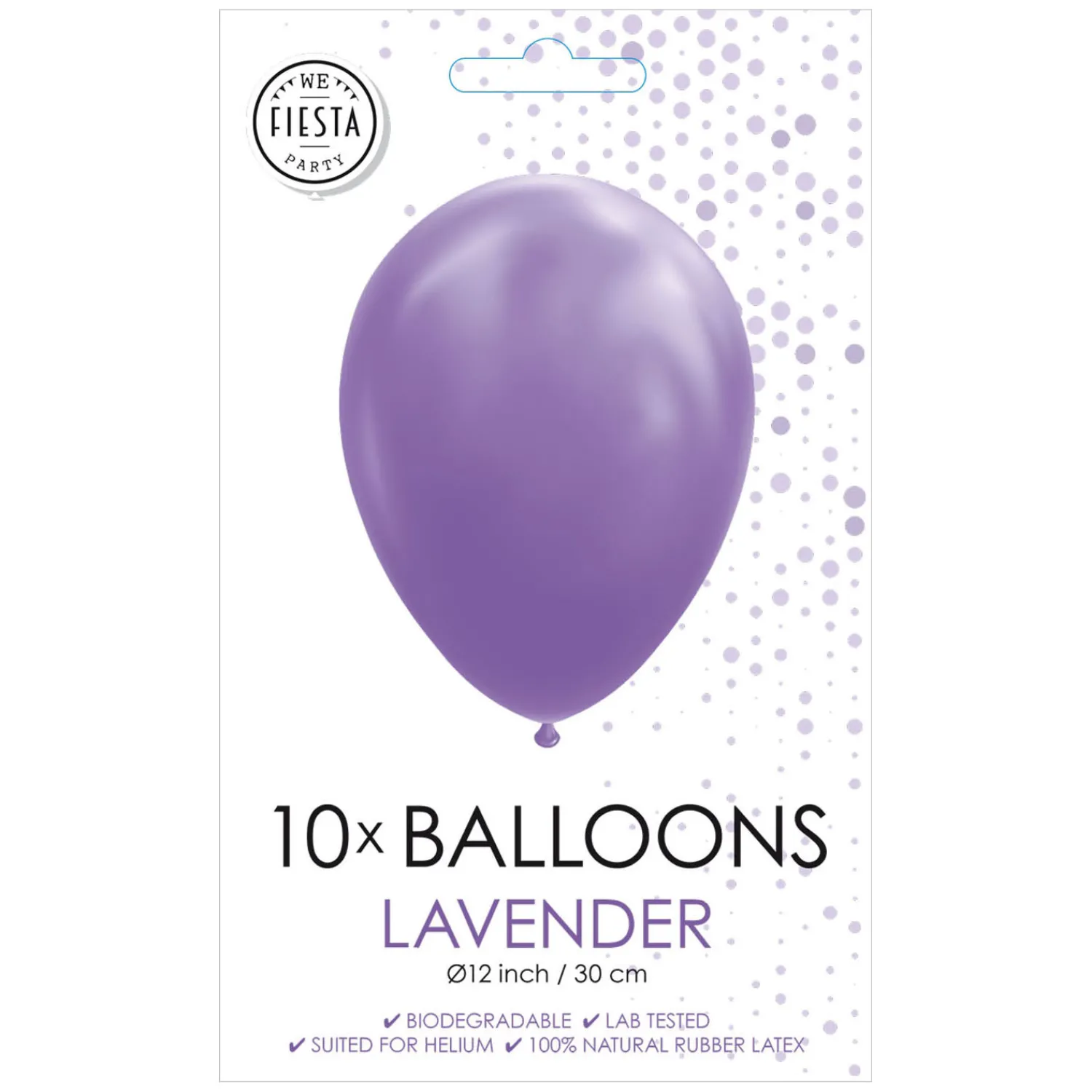 Ballonnen Lavendel 30cm, 10st.>Globos Outlet