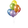 Ballonnen Mix Kleuren 30cm, 10st.-Globos Discount