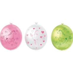 Haza Witbaard Ballonnen Paarden, 6st. Best