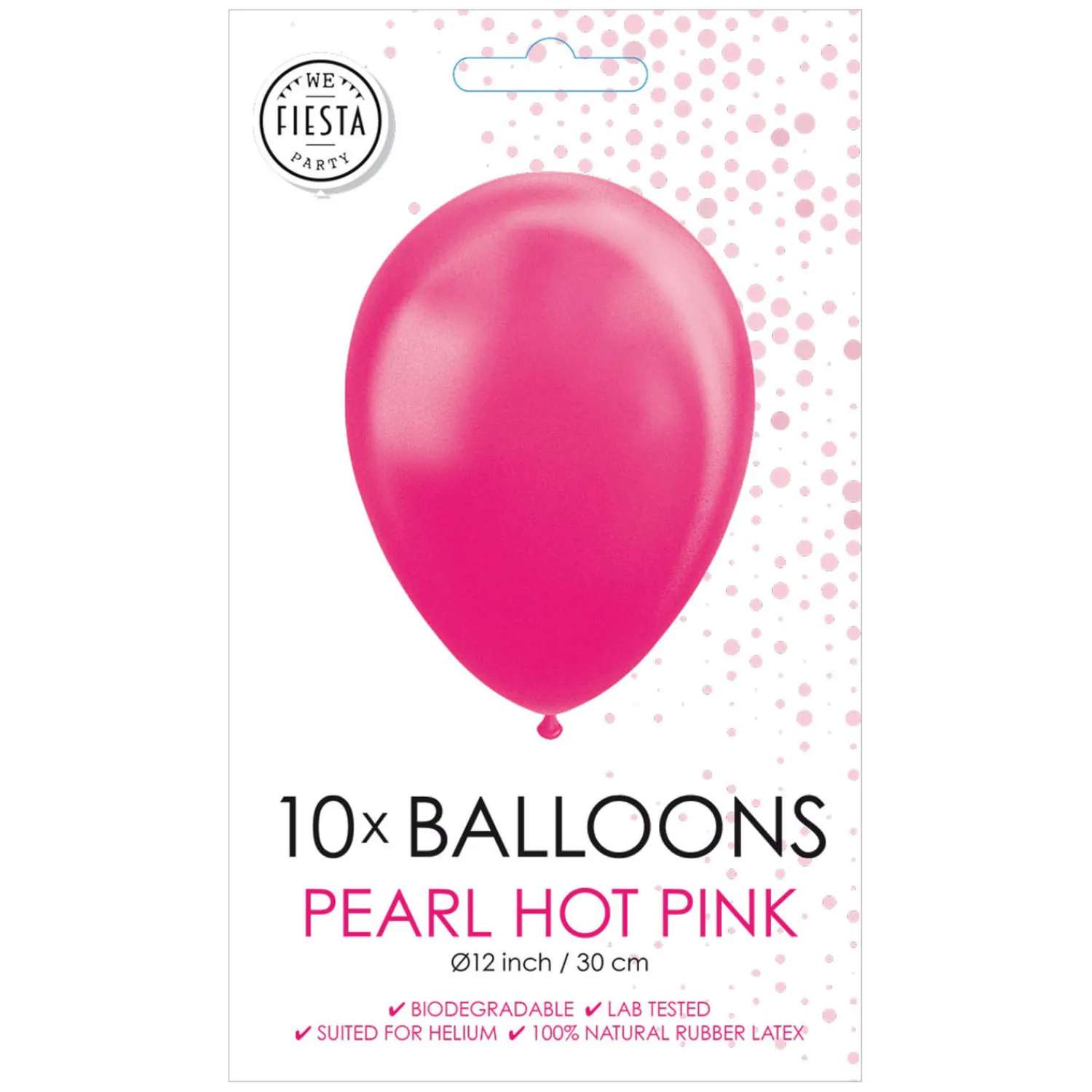 Ballonnen Pearl Hard Roze 30cm, 10st.-Globos Best