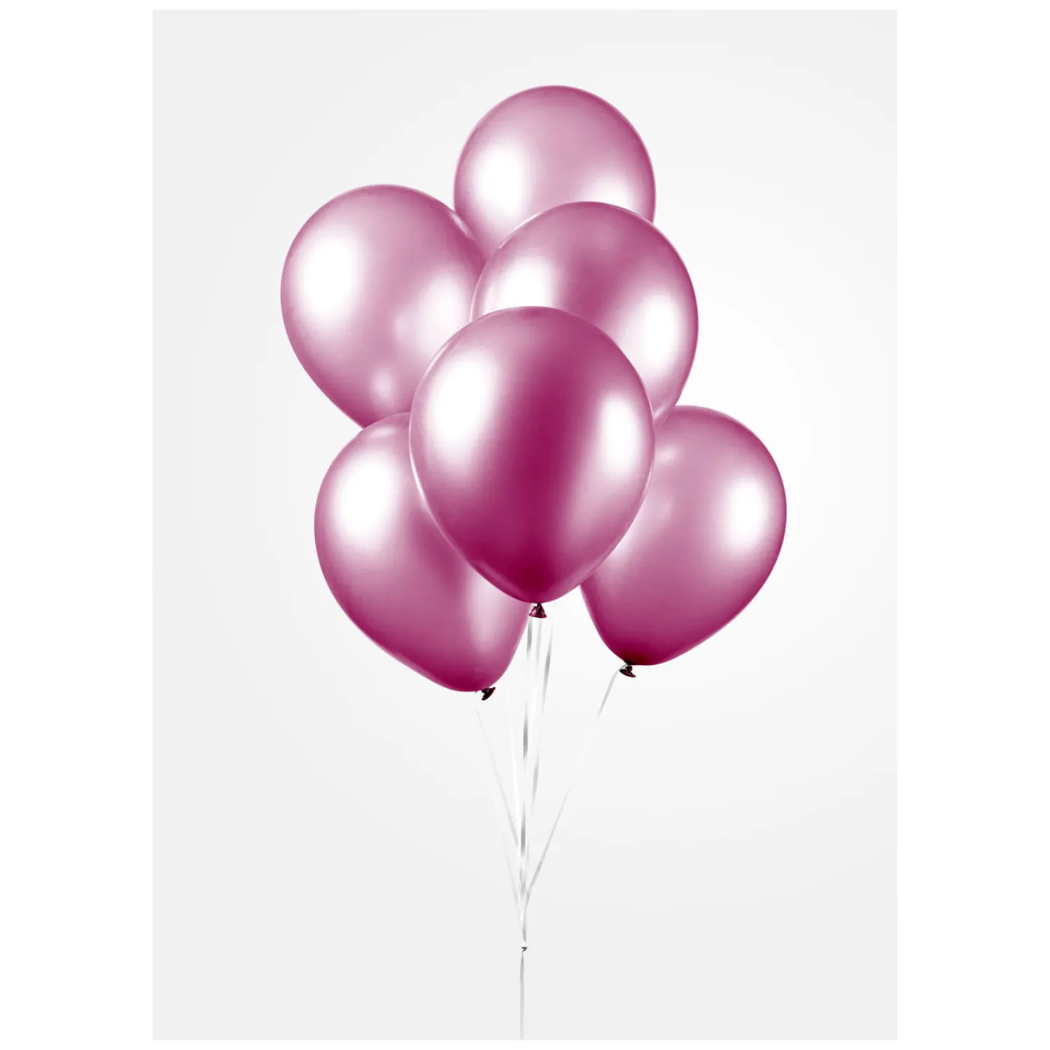 Ballonnen Pearl Hard Roze 30cm, 10st.-Globos Best