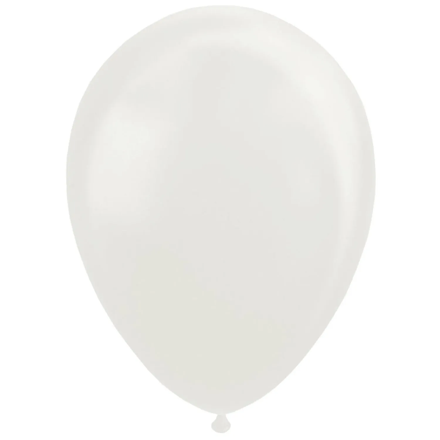 Ballonnen Pearl Wit 30cm, 10st.-Globos Best