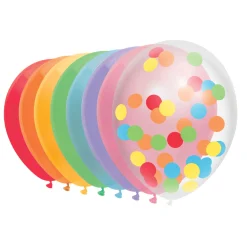 Haza Witbaard Ballonnen Regenboog, 10st. Best