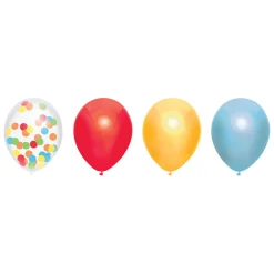 Ballonnenmix Regenboog, 6st.-Haza Witbaard Outlet