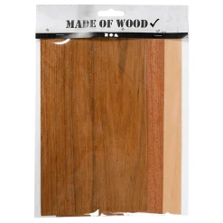 Creativ Company Bamboe Fineer Beuken Eiken Mahonie, 3 Vellen Online