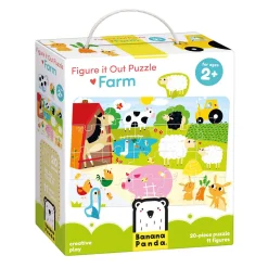 Banana Panda - Figure It Out Puzzel Boerderij - 20st. New