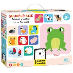 - Grote Memory Spel Boerderijdieren - 24st.-Banana Panda Sale