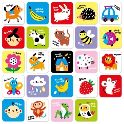 - Hoog Contrast Babykaarten 6m+ / 9m+ - 24st.-Banana Panda Discount