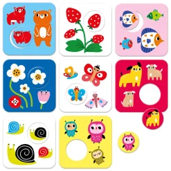 Banana Panda - Hoog Contrast Puzzel Zoek Dezelfde - 8dlg. Clearance