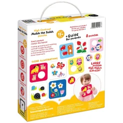 Banana Panda - Hoog Contrast Puzzel Zoek Dezelfde - 8dlg. Clearance