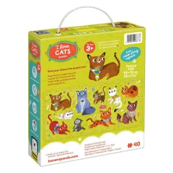 - Ik Hou van Katten Puzzel - 60st.-Banana Panda Online