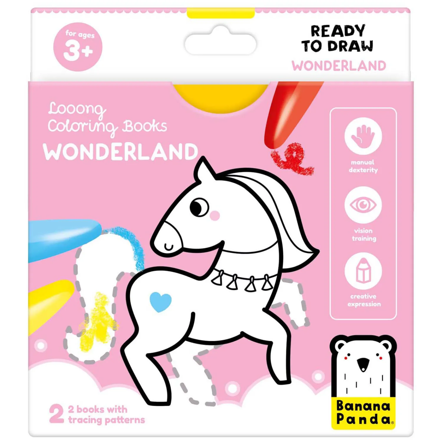 - Kleurboekje Klaar om Wonderland te Tekenen-Banana Panda Hot