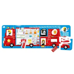 - Maak de Puzzel Passend Brandweerwagen - 23st.>Banana Panda Outlet