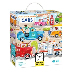 Banana Panda - Moto Jumbo Puzzel Auto's - 40st. Clearance