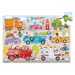 Banana Panda - Moto Jumbo Puzzel Auto's - 40st. Clearance