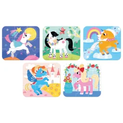 - On-the-Go Puzzel Pony's - 16st.-Banana Panda