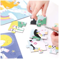 - On-the-Go Puzzel Pony's - 16st.-Banana Panda