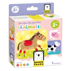 Banana Panda - On-the-Go Puzzel Dieren - 16st. Best
