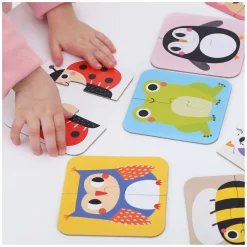 Banana Panda - On-the-Go Puzzel Halve Dieren - 16st. Sale