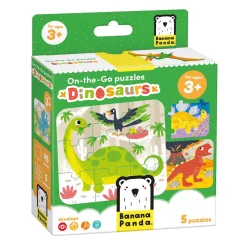 - On-the-Go Puzzel Dinosaurus - 16st.>Banana Panda Best