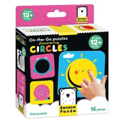 - On-the-Go Puzzel Ontdek Cirkels - 16st.-Banana Panda
