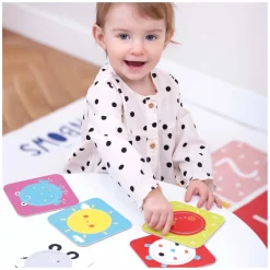 - On-the-Go Puzzel Ontdek Cirkels - 16st.-Banana Panda