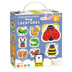 - Oplopende Puzzels Kleine Diertjes - 33st.-Banana Panda Clearance