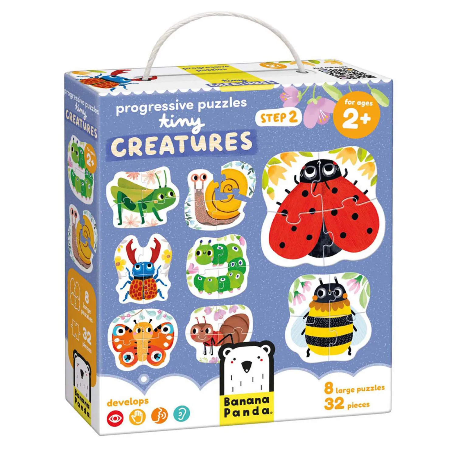 - Oplopende Puzzels Kleine Diertjes - 33st.-Banana Panda Clearance