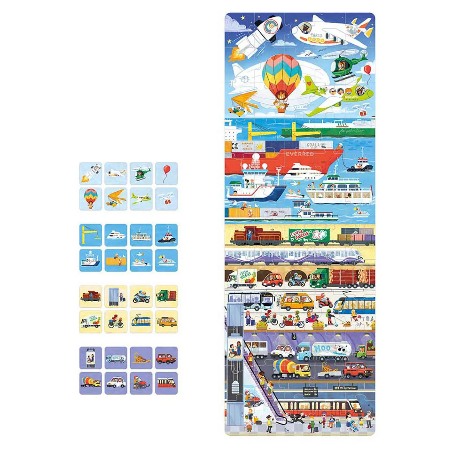 Banana Panda - Puzzel Transport - 24st. Outlet