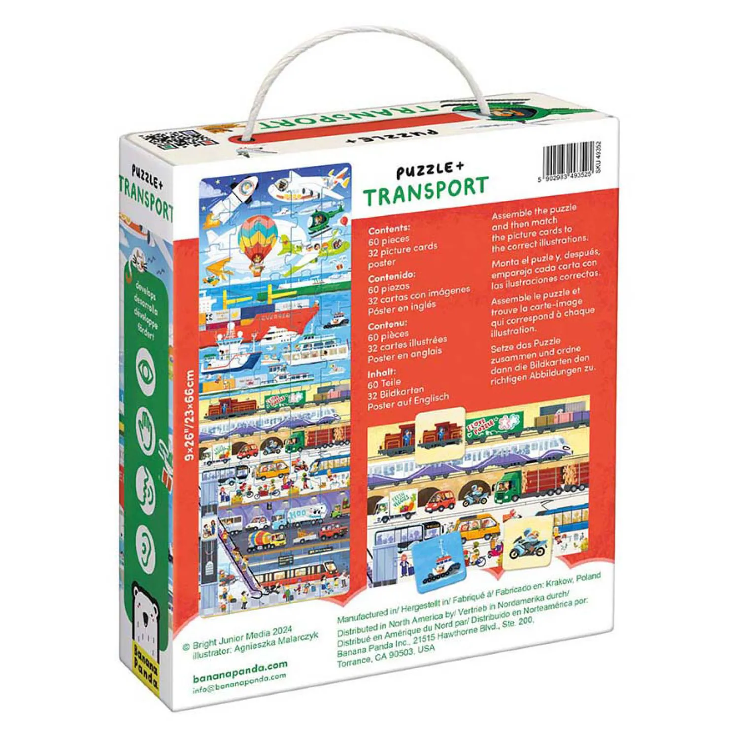 Banana Panda - Puzzel Transport - 24st. Outlet