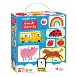 - Puzzelparen Eerste Woorden - 18dlg.>Banana Panda Outlet