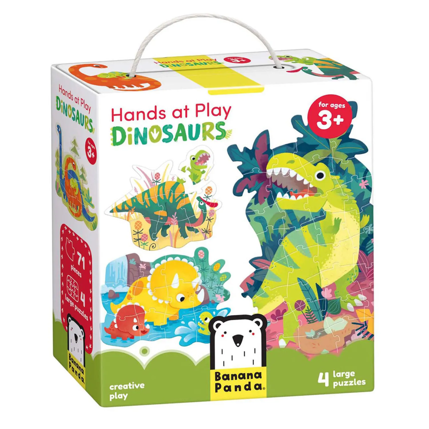 Banana Panda - Spelende Handen Dinosaurussen - 71st.