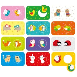 Banana Panda -  Zoek Dezelfde Vriendjes Puzzels - 12st. Best