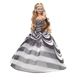 Barbie 65ste Blauwe Saffieren Verjaardag Modepop-Mattel New