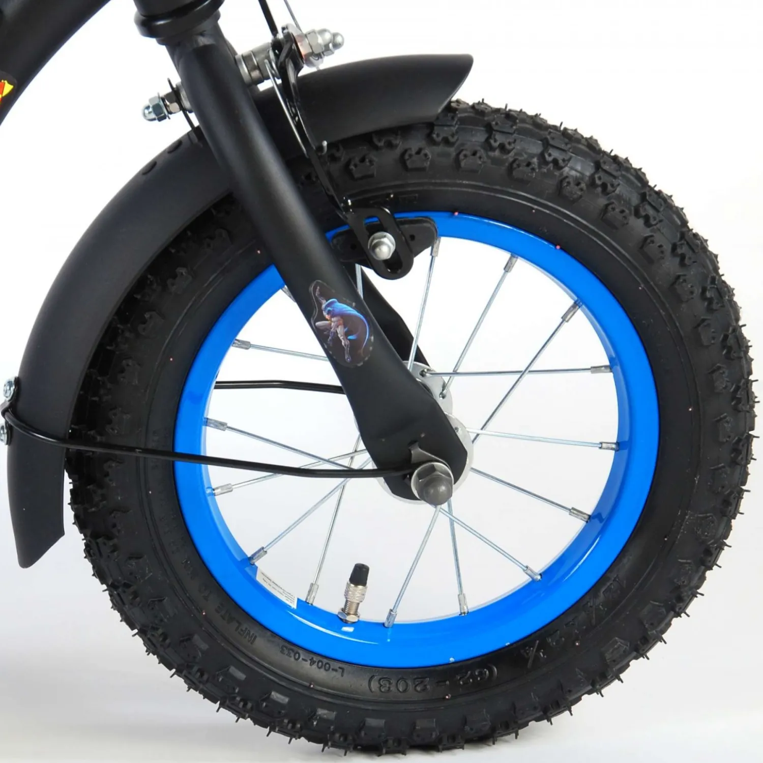 Volare Batman Fiets - 12 inch - Zwart Outlet