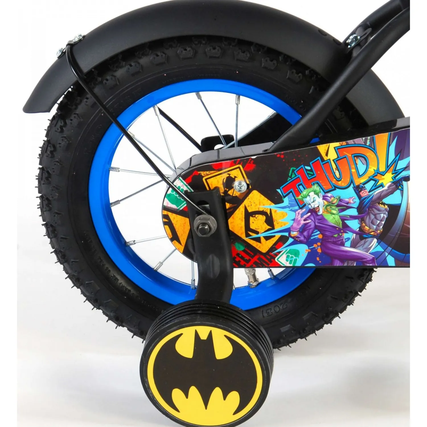Volare Batman Fiets - 12 inch - Zwart Outlet