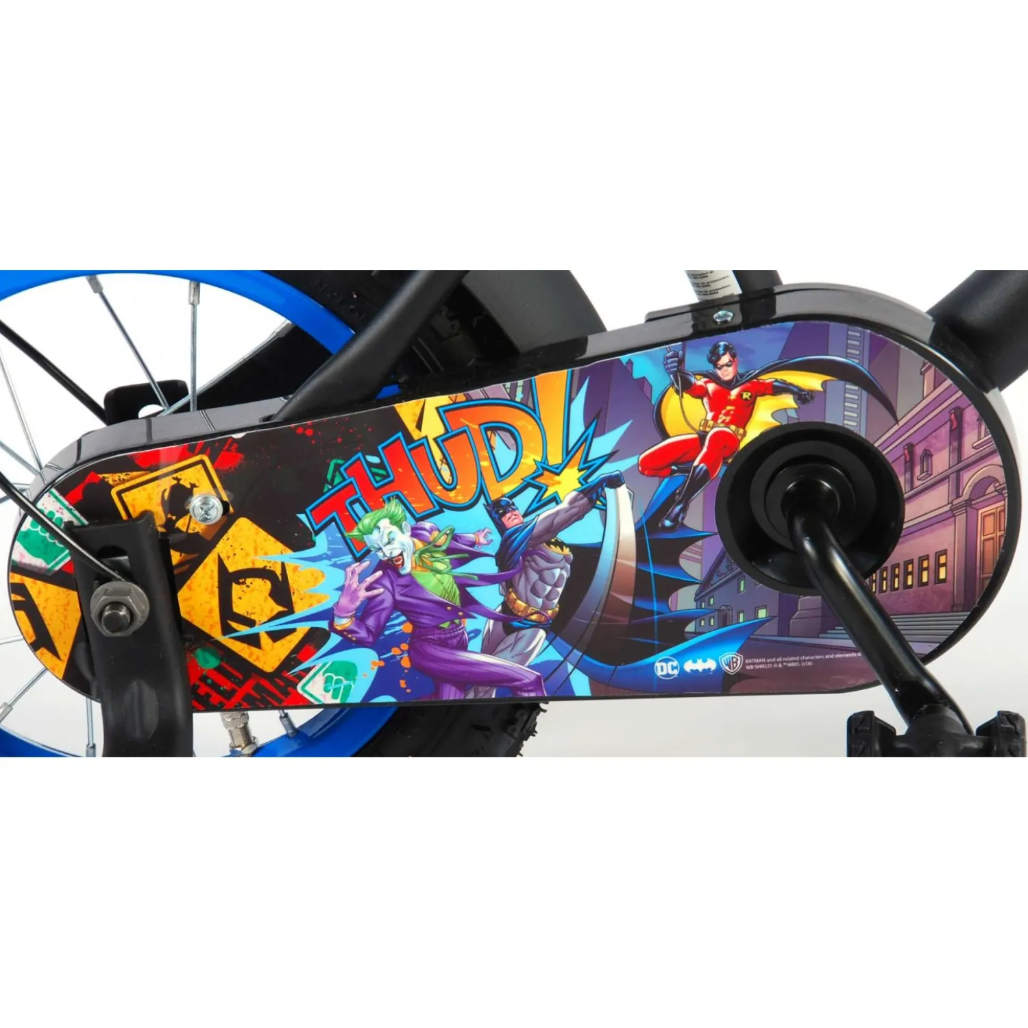 Volare Batman Fiets - 12 inch - Zwart Outlet