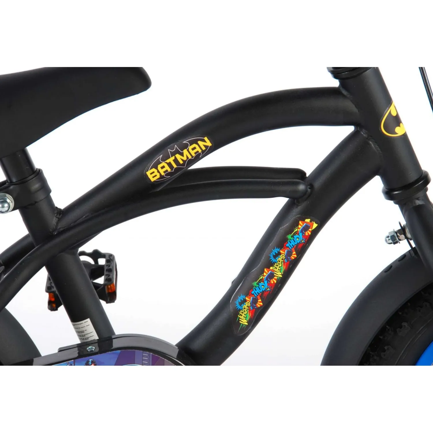 Volare Batman Fiets - 12 inch - Zwart Outlet