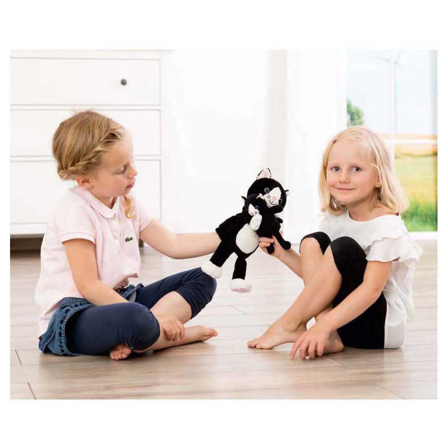 - Handpop Moeder en kind Kat-Beleduc Discount