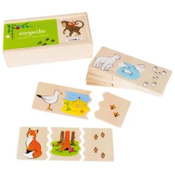 Cognito Dierenmanieren Herkennen Houten Kinderspel-Beleduc Clearance